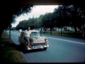 Stan Stasiak With His Car